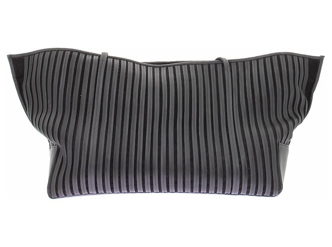 Autre Marque Cabas Linea Stitch nero - vista 3