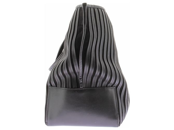 Autre Marque Cabas Linea Stitch nero - vista 4