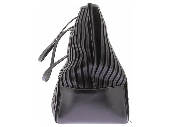 Autre Marque Cabas Linea Stitch nero - vista 5