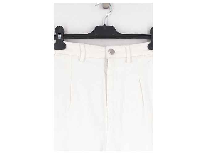 Autre Marque Jeans de algodão branco LOULOU STUDIO - vista 2
