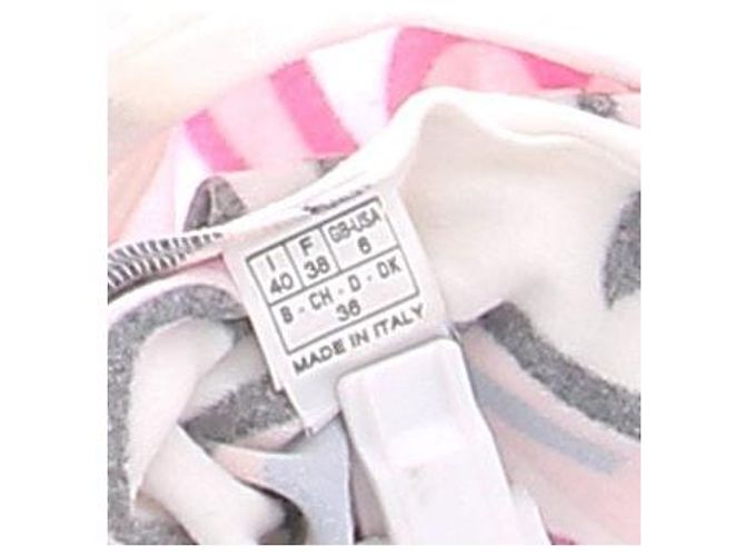 Emilio Pucci Abito in spugna bianco e multicolore - vista 5