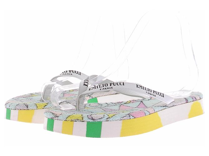 Emilio Pucci Infradito in spugna multicolore - vista 2
