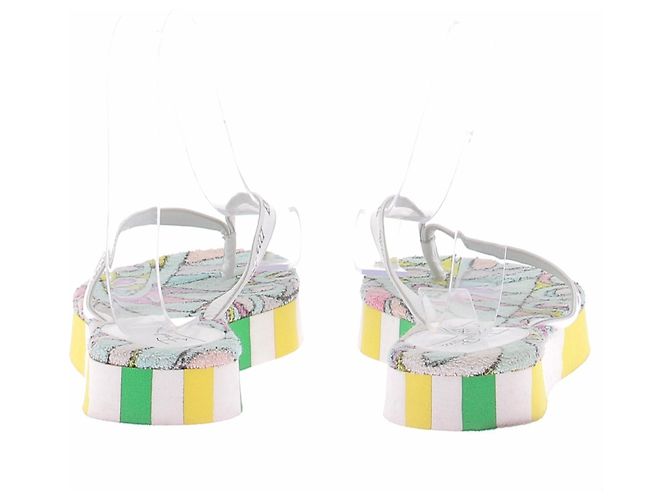 Emilio Pucci Infradito in spugna multicolore - vista 7
