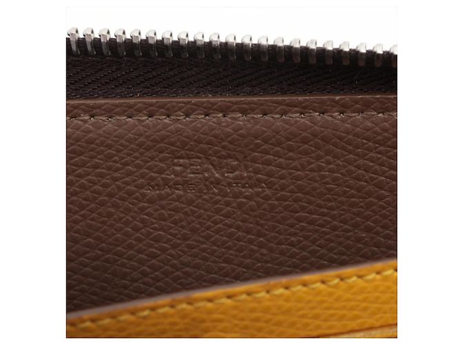 Fendi Zucca Zip-Around Wallet Brown - view 11