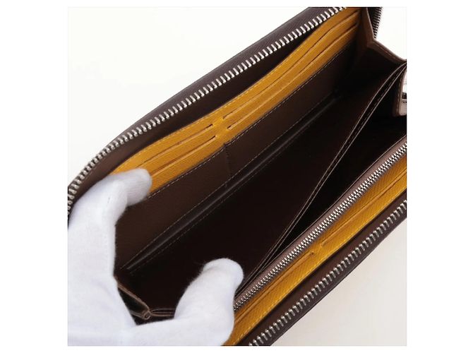 Fendi Zucca Zip-Around Wallet Brown - view 4