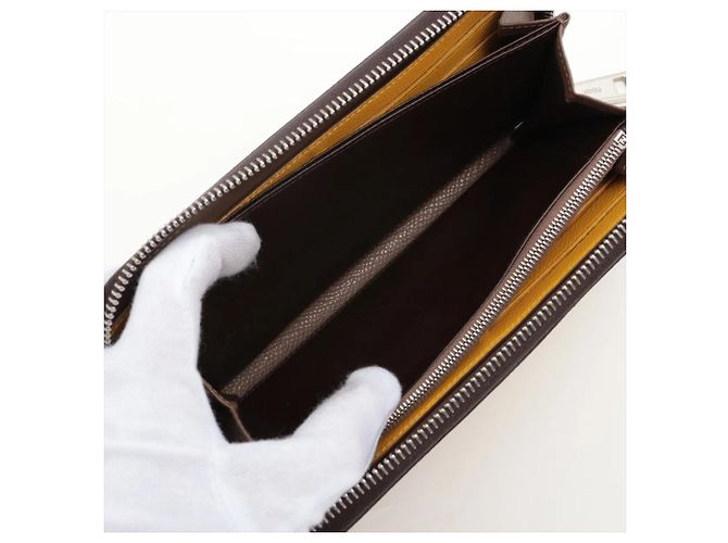 Fendi Zucca Zip-Around Wallet Brown - view 5