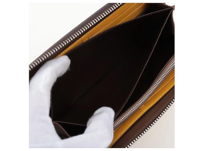Fendi Zucca Zip-Around Wallet Brown - view 7