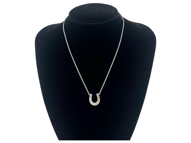Autre Marque Collana Ferro di Cavallo Vintage Tiffany Argento - vista 2