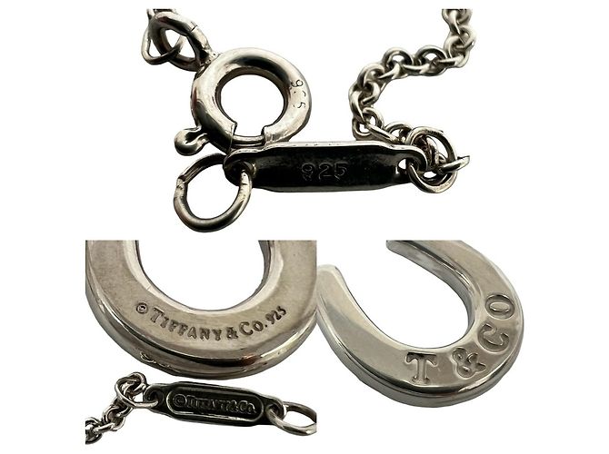 Autre Marque Collana Ferro di Cavallo Vintage Tiffany Argento - vista 3