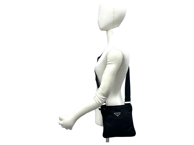Bolsa de ombro Prada em nylon Preto - vista 2