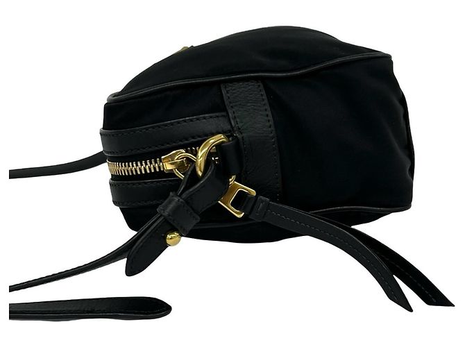 Mini borsa a tracolla Prada in nero - vista 5