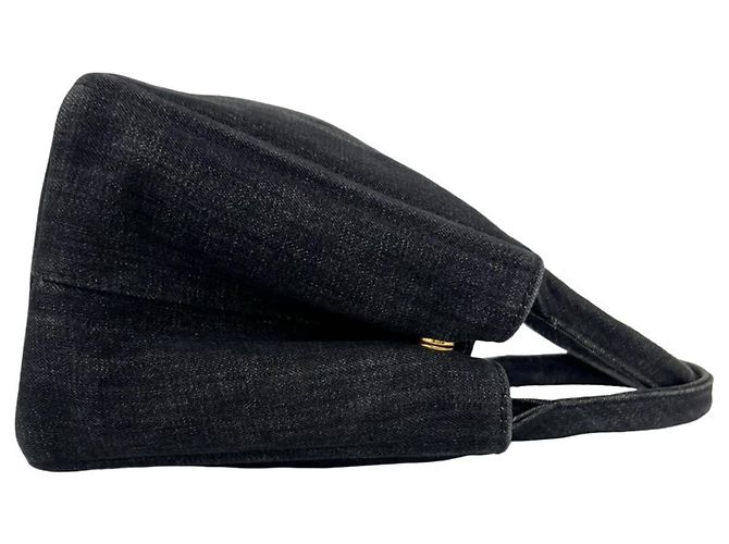 Bolso de mano PRADA Canapa Mini Tote Bag Negro - vista 6