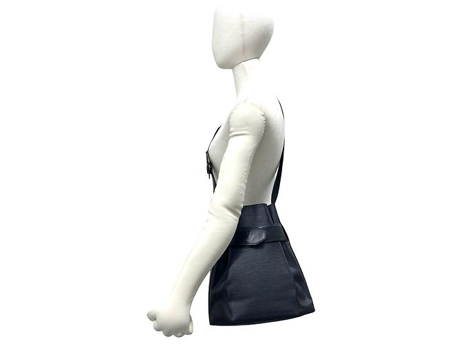 Louis Vuitton Vintage Sac des Paules PM Epi Leather Shoulder Bag Nero - vista 2