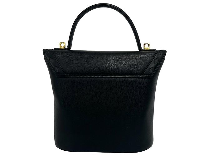 Borsa a tracolla 2-Way in pelle con logo traforato Yves Saint Laurent YSL Nero - vista 3