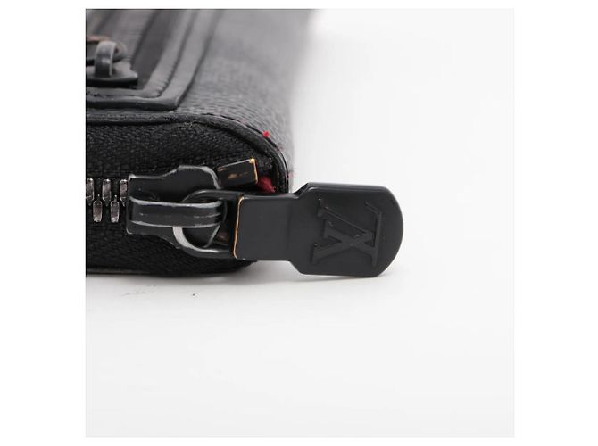 Portefeuille Utility Zippy Louis Vuitton Damier Graphite Noir - vue 11