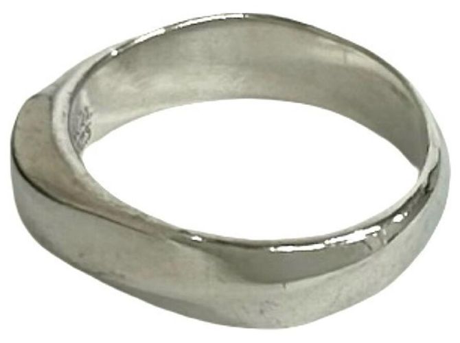 Autre Marque Anello Tiffany Vintage Knife Edge Argento - vista 4