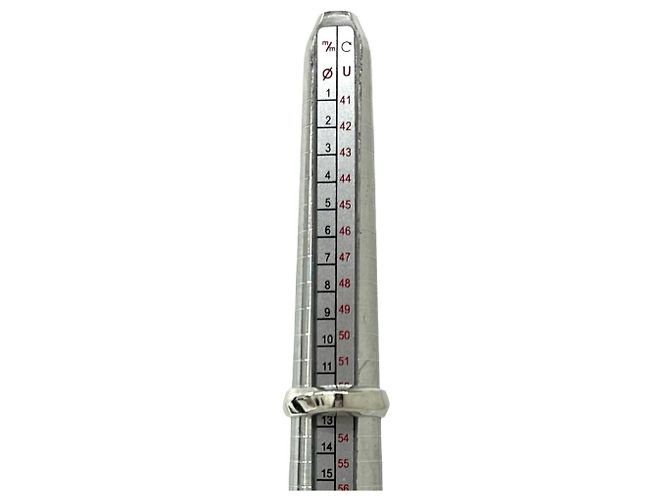 Autre Marque Anello Tiffany Vintage Knife Edge Argento - vista 7