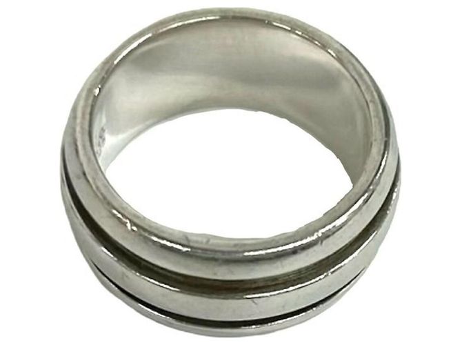 Autre Marque Anello Fascia Double Line Grooved Tiffany & Co. Argento - vista 5