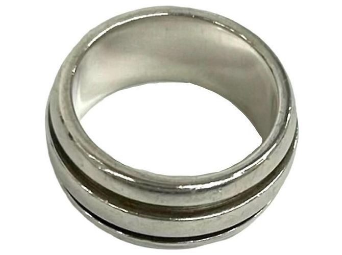 Autre Marque Anello Fascia Double Line Grooved Tiffany & Co. Argento - vista 6
