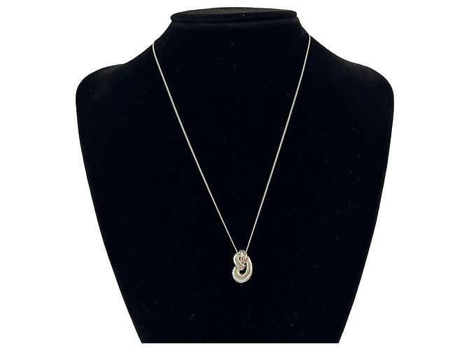 Autre Marque Collana Tiffany Twist Knot Argento D'oro - vista 2