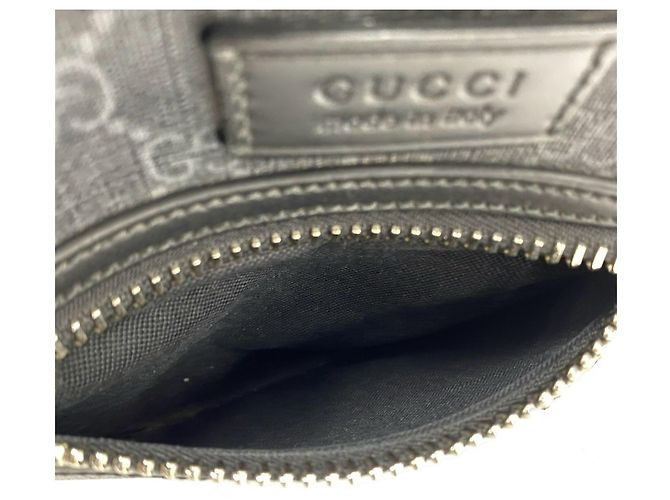 Borsa a tracolla Gucci Sherry Line GG Supreme Nero Rosso Blu navy - vista 10