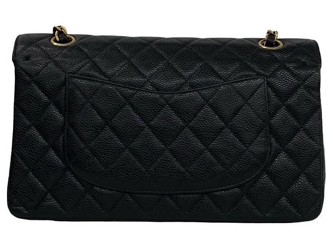 Borsa a tracolla Chanel Matelassé Coco Mark Double Flap Nero - Ansicht 3