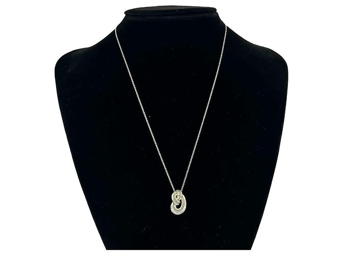 Autre Marque Collana Tiffany Twist Knot Argento D'oro - vista 2