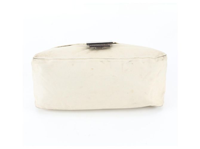 Borsa a spalla Fendi Mamma Bucket Baguette Marrone Beige - vista 6