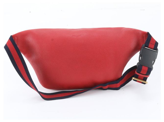 Borsa a tracolla 2-Way in pelle Gucci Rosso - vista 4