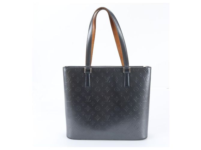 Bolso Tote Louis Vuitton Monogram Matte Wilwood Blue Leather Azul - vista 3
