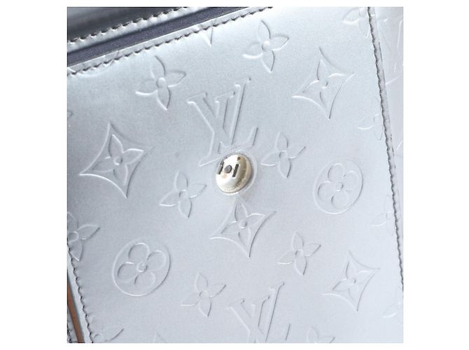 Bolso Tote Louis Vuitton Monogram Matte Wilwood Blue Leather Azul - vista 8