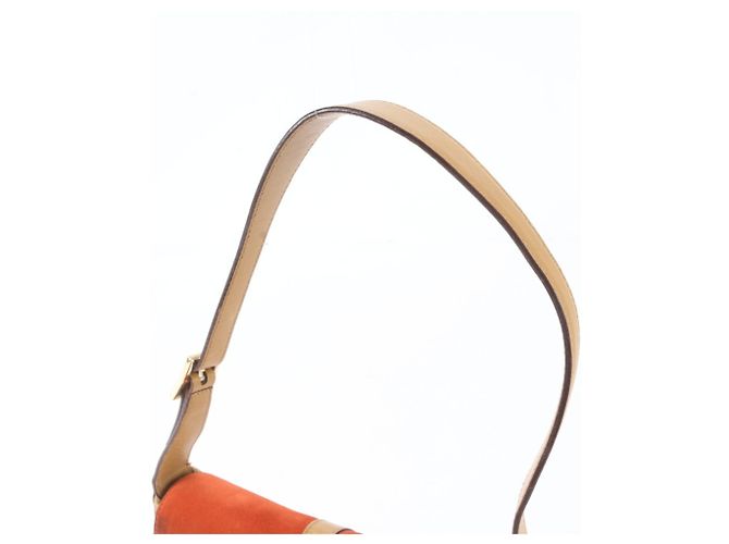 Borsa a tracolla in pelle Gucci Jackie Beige Arancione - vista 2
