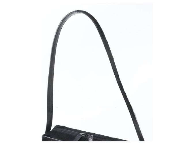 Borsa a tracolla Gucci in pelle di vitello nera Nero - vista 2