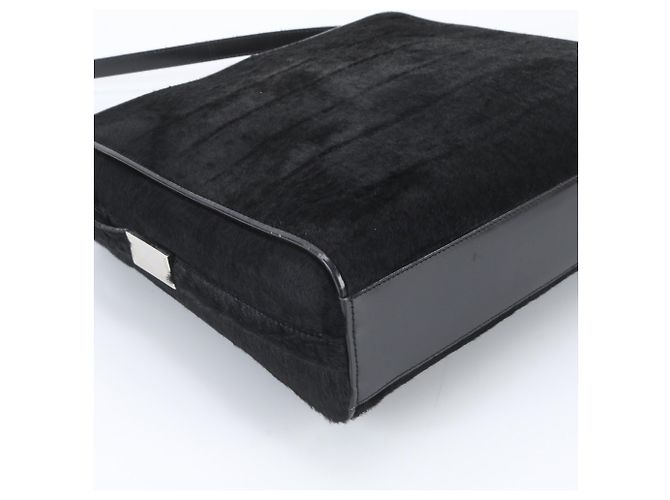 Borsa a tracolla Gucci in pelle di vitello nera Nero - vista 5