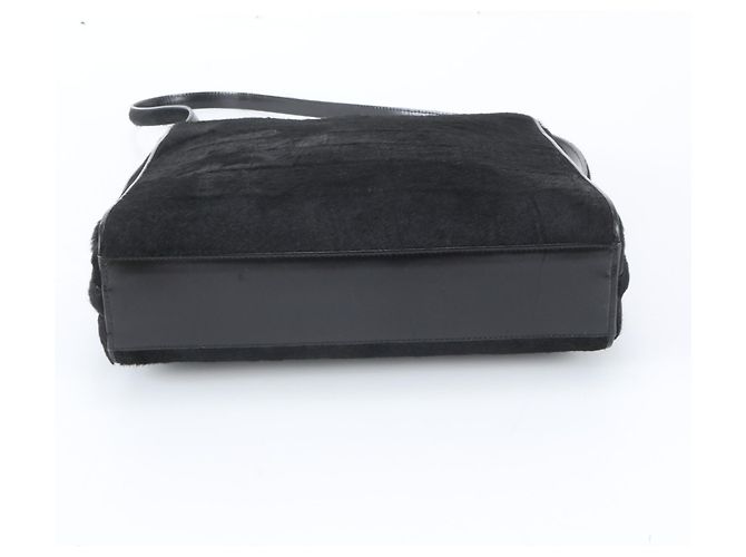 Borsa a tracolla Gucci in pelle di vitello nera Nero - vista 6