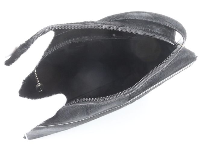 Borsa a tracolla Gucci in pelle di vitello nera Nero - vista 7