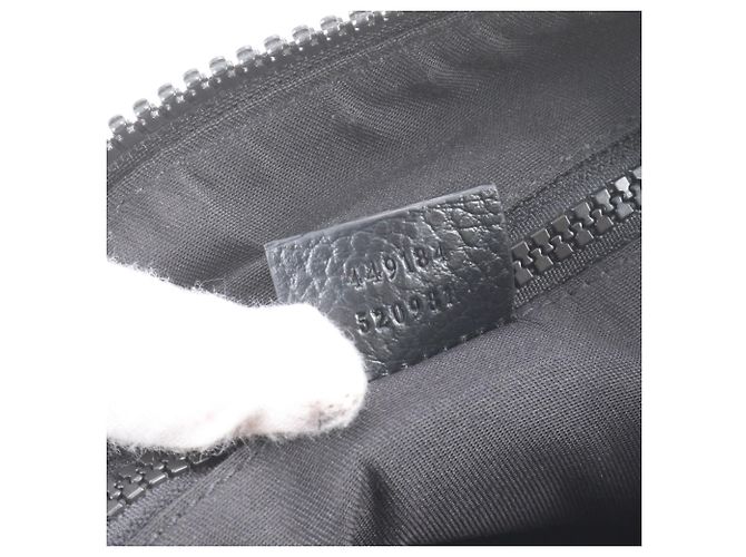 Borsa a tracolla Gucci GG in nylon e pelle Nero - vista 9