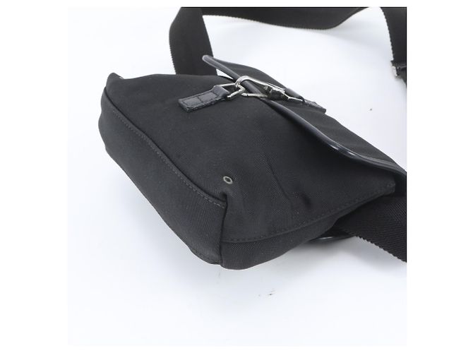 Borsa a tracolla 2-Way Gucci in pelle e nylon Nero - vista 5