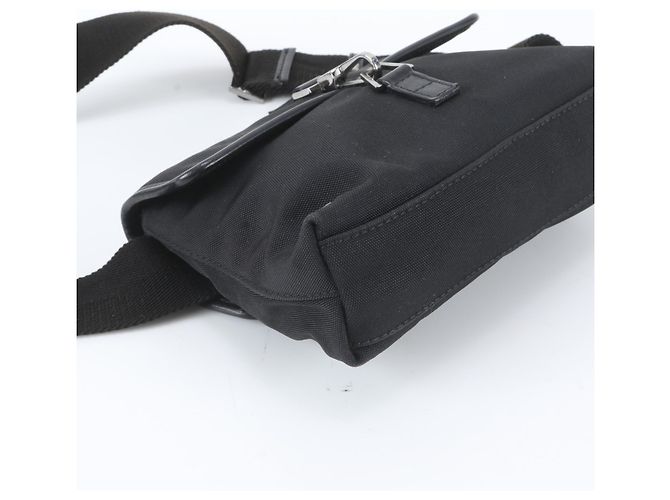 Borsa a tracolla 2-Way Gucci in pelle e nylon Nero - vista 6