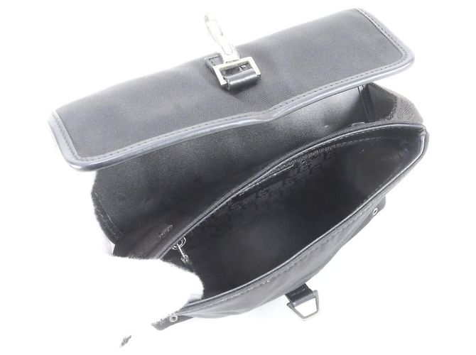 Borsa a tracolla 2-Way Gucci in pelle e nylon Nero - vista 8