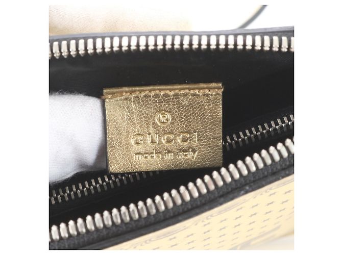 Gucci x SEGA Collaboration Leder-Schultertasche Golden - Ansicht 9