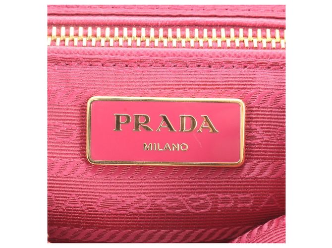 Tote Prada Quilted Leather 2-Way Chain Shoulder Bag Pink - view 9