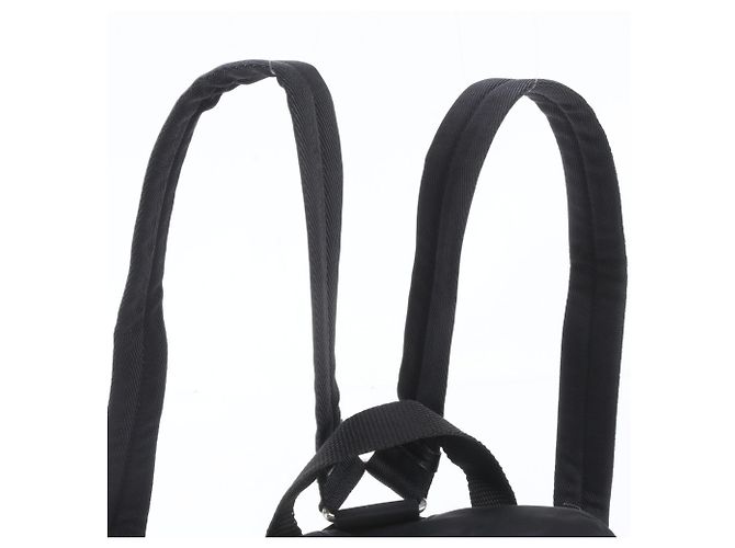 Zaino Prada in nylon Tessuto con logo triangolare in pelle Nero - vista 3