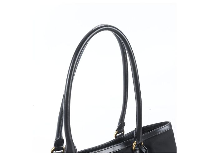 Saco Tote Prada em Nylon Tessuto Preto - vista 2