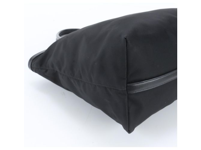 Saco Tote Prada em Nylon Tessuto Preto - vista 6