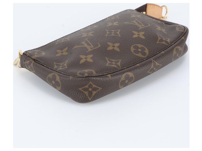 Louis Vuitton Monogram Mini Pochette Accessoires Castaño - vista 5