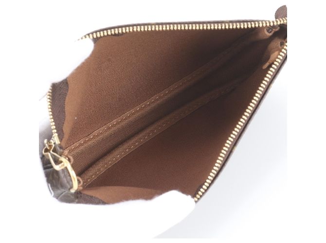 Louis Vuitton Monogram Mini Pochette Accessoires Castaño - vista 7