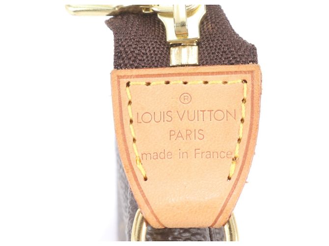 Louis Vuitton Monogram Mini Pochette Accessoires Castaño - vista 8