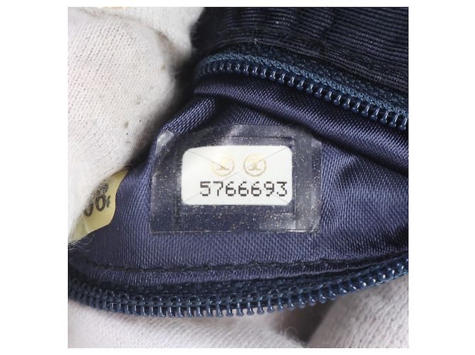 Borsa a mano/Tote Bag Chanel Blu - vista 10