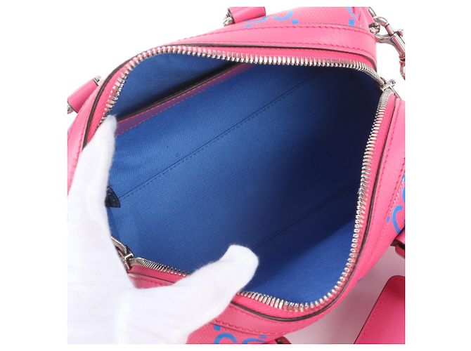 Borsa Boston Mini Duffle Gucci GG Embossed Rosa - vista 8